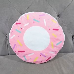 Pink Sprinkle Donut cushion plush